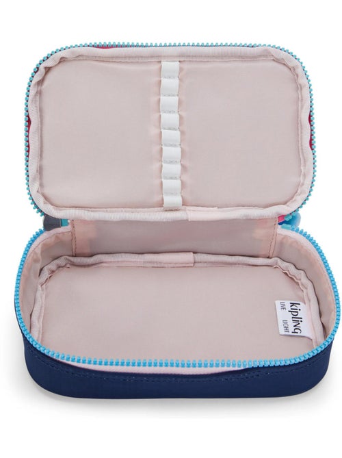 Pennenzak Kipling synthetische stof bedrukt Resort Navy - Kiabi