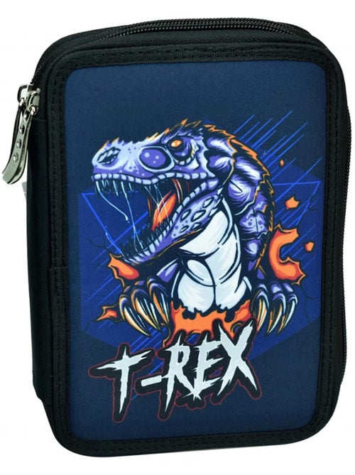 Pennenzak met dubbel vak gevuld T-Rex BMU - Kiabi Pennenzak met dubbel vak gevuld T-Rex BMU - Kiabi