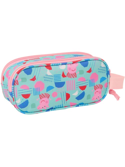 Pennenzak met potloden gewatteerd 3D néoprène Peppa Pig - Kiabi