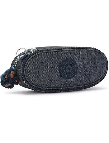 Pennenzak met potloden met ritssluiting Duobox 20 cm 14 vakken Marineblauw Kipling