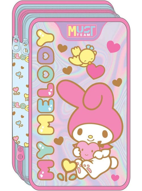Pennenzak met potloden met ritssluiting 'Hello Kitty' MUST TEAM 3 vakken – Schrijfwarenset - Kiabi Pennenzak met potloden met ritssluiting 'Hello Kitty' MUST TEAM 3 vakken – Schrijfwarenset - Kiabi