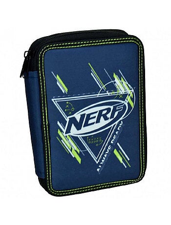 Pennenzak met ritssluiting dubbel vak Nerf Always Ready 20 cm