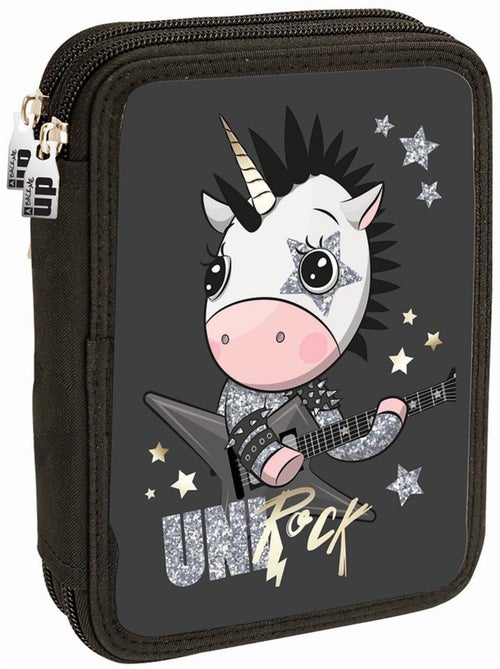 Pennenzak met ritssluiting 'Unicorn Rock' 20 cm, gevuld – - Kiabi Pennenzak met ritssluiting 'Unicorn Rock' 20 cm, gevuld – - Kiabi