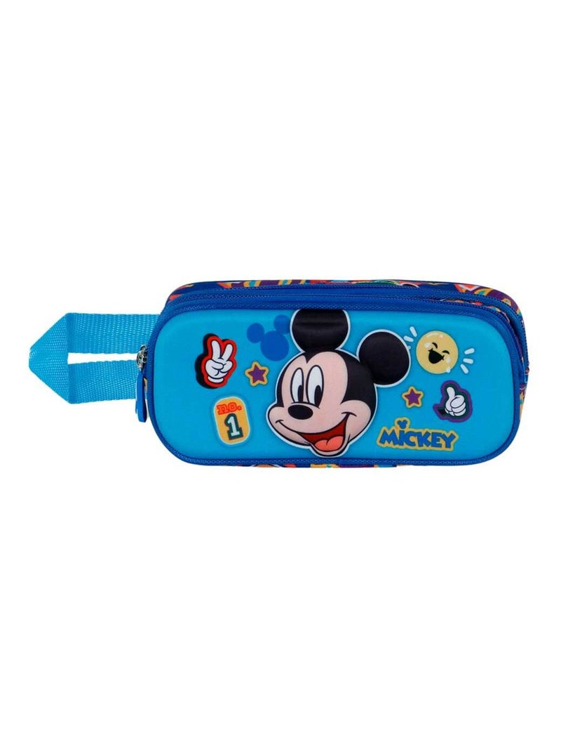 Pennenzak – 'Mickey' – Mouse 3D 22 cm Blauw - Kiabi