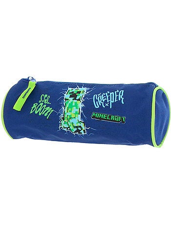 Pennenzak Minecraft Creeper Boom cilindrisch 22 cm met rits