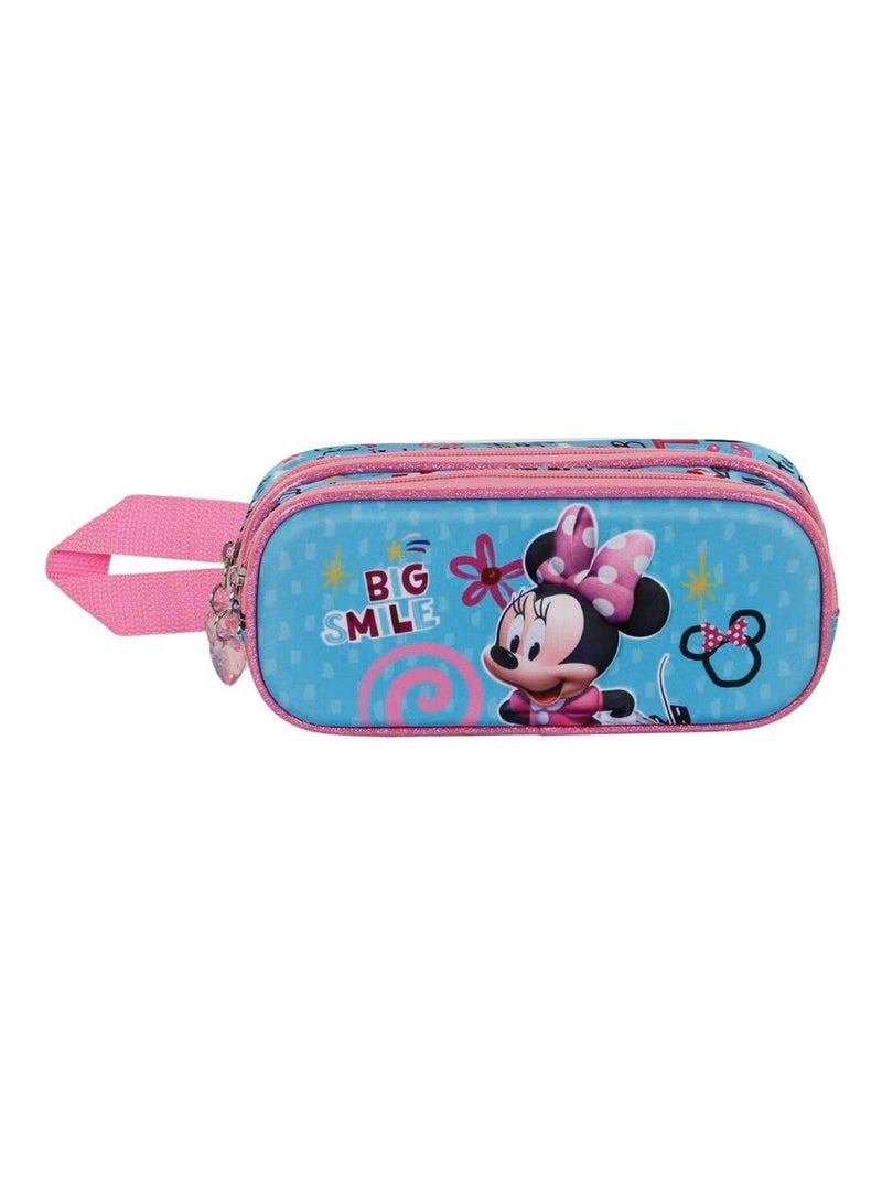 Pennenzak – 'Minnie' – Big Smile 3D 22 cm Blauw - Kiabi