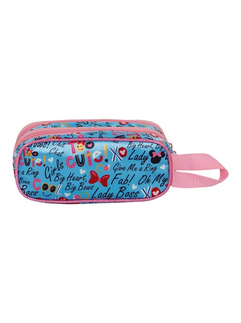 Pennenzak – 'Minnie' – Big Smile 3D 22 cm Blauw - Kiabi