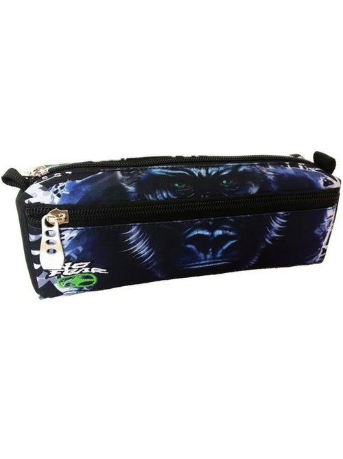Pennenzak No Fear motief gorille textiel zacht twee vakken - Kiabi Pennenzak No Fear motief gorille textiel zacht twee vakken - Kiabi