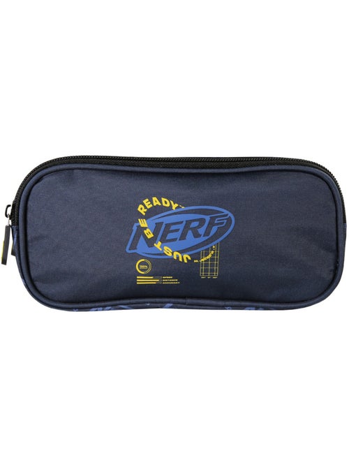 Pennenzak – rechthoekig 2 vakken – 22 cm – nerf - Kiabi