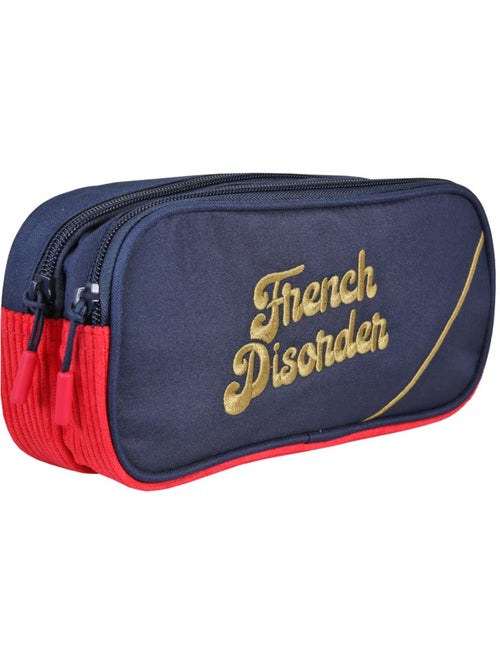 Pennenzak – Rechthoekig FRENCH DISORDER 2 vakken – 22 cm – CMP - Kiabi Pennenzak – Rechthoekig FRENCH DISORDER 2 vakken – 22 cm – CMP - Kiabi