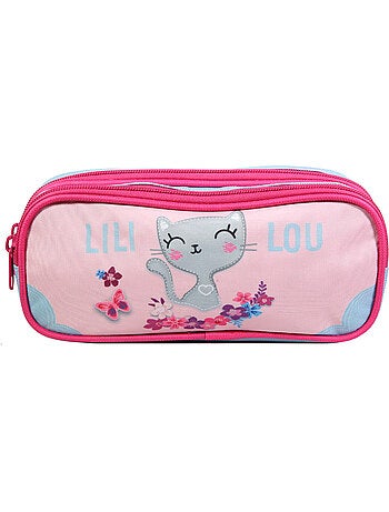 Pennenzak – rechthoekig Lili lou Kat 23 cm