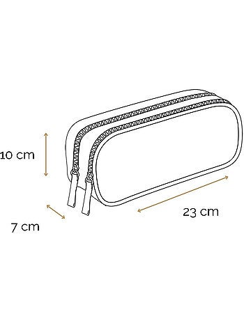 Pennenzak – rechthoekig Lili lou Kat 23 cm