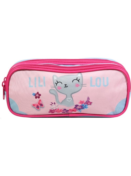 Pennenzak – rechthoekig Lili lou Kat 23 cm - Kiabi Pennenzak – rechthoekig Lili lou Kat 23 cm - Kiabi