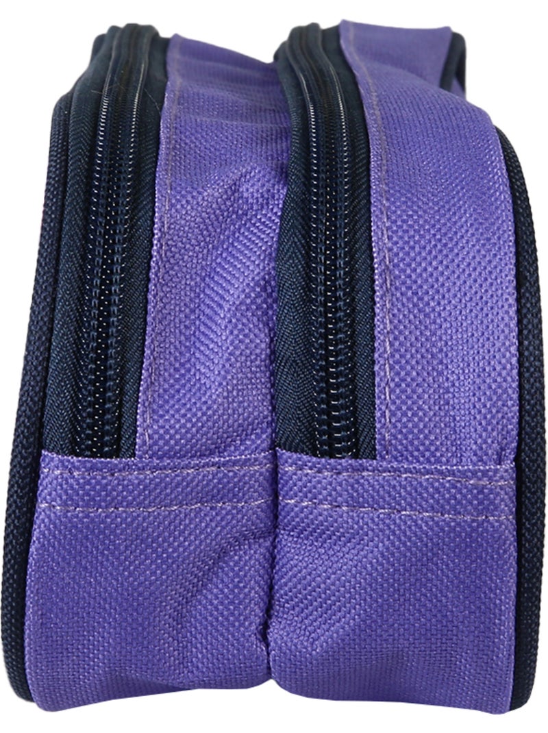 Pennenzak – rechthoekig LiliLou Kat 23 CM Paars - Kiabi