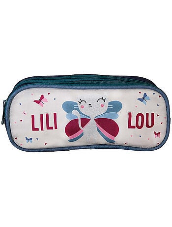 Pennenzak – rechthoekig Lililou Kat Vlinders 23 CM – CMP