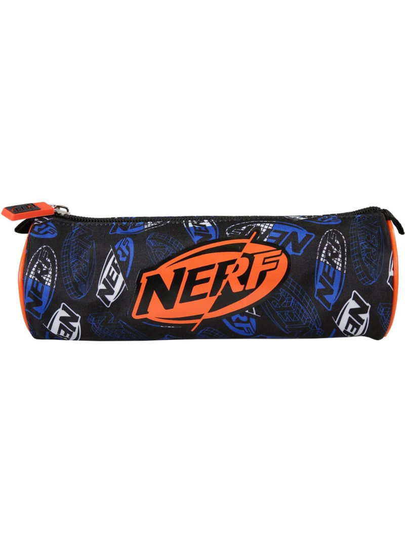 Pennenzak – Rond – 22 cm – Nerf Zwart Oranje - Kiabi