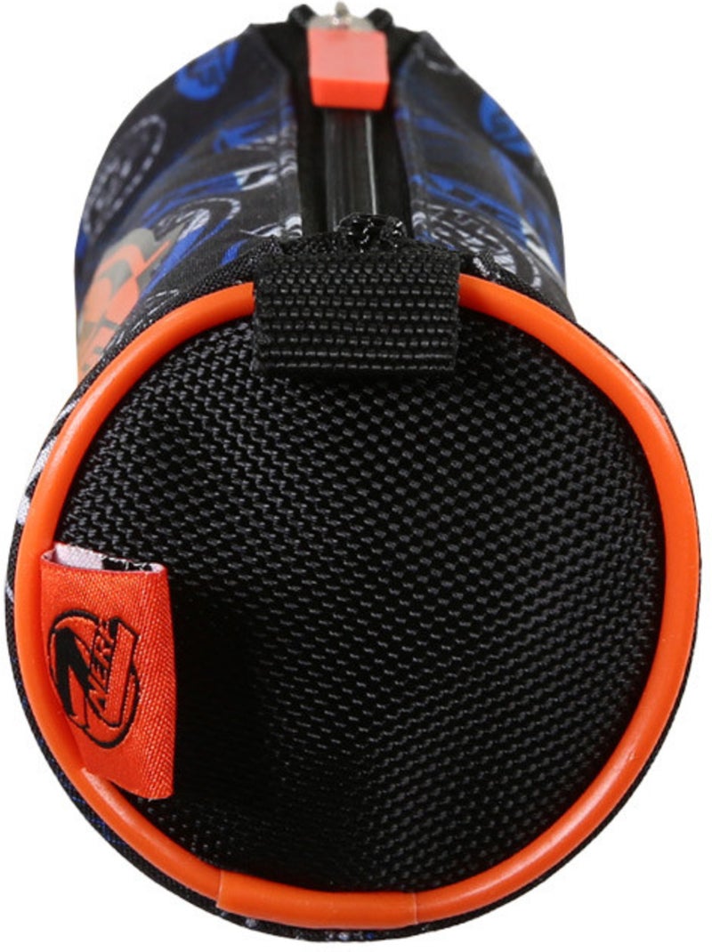 Pennenzak – Rond – 22 cm – Nerf Zwart Oranje - Kiabi