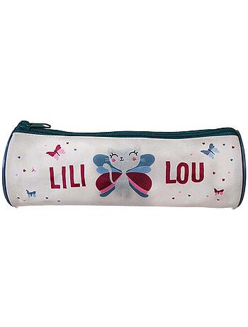 Pennenzak – rond Lili Lou Kat Vlinders 22 CM