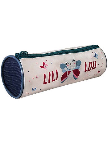 Pennenzak – rond Lili Lou Kat Vlinders 22 CM