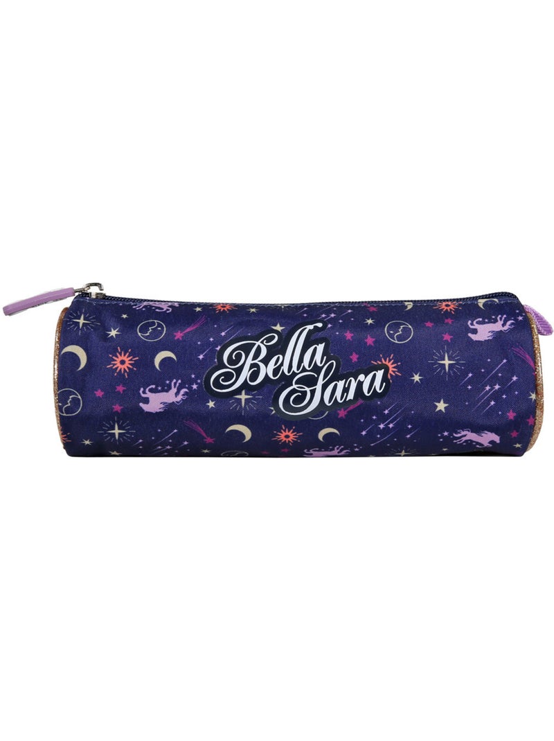 Pennenzak – Rond Paard – 22 cm – Bella Sara Blauw Violet Zwart - Kiabi