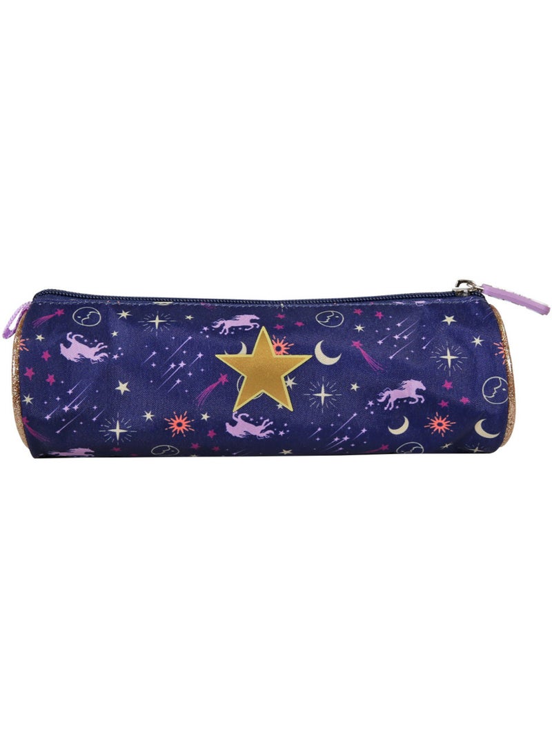 Pennenzak – Rond Paard – 22 cm – Bella Sara Blauw Violet Zwart - Kiabi