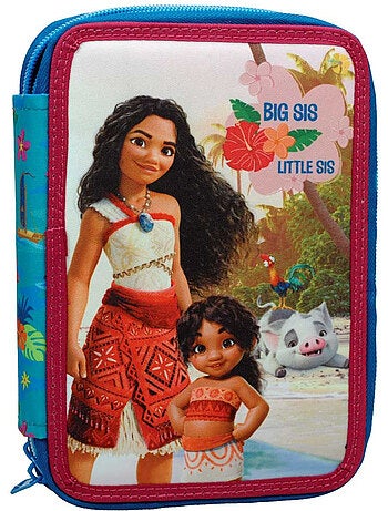 Pennenzak school gevuld 'Vaiana' 2 vakken 20 cm – Disney