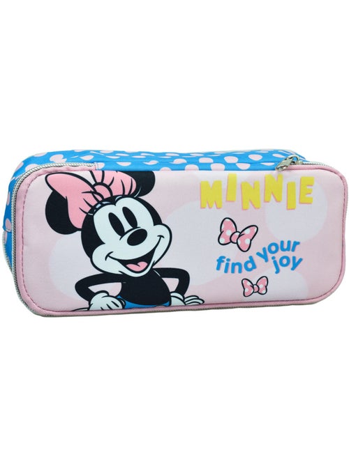 Pennenzak school Minnie bedrukt Find Your Joy - Kiabi