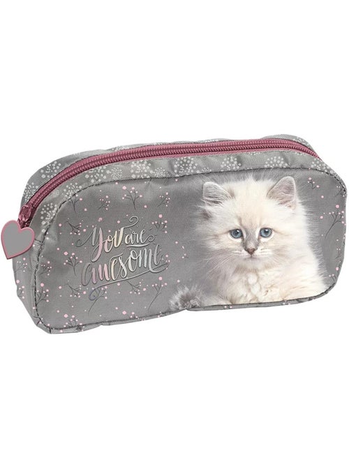 Pennenzak school polyester bedrukt kat fotorealistisch PASO - Kiabi Pennenzak school polyester bedrukt kat fotorealistisch PASO - Kiabi