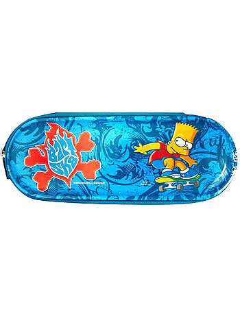Pennenzak semi-stevig motief skate Bart Simpson Simpson