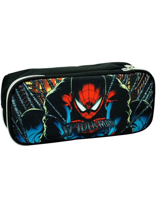Pennenzak Spider – Man motief Shadow van textiel dubbel rits - Kiabi