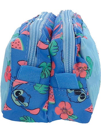 Pennenzak 'Stitch' – Pastèque Hoogwaardig 2 vakken – 23 cm – Lilo & Stitch