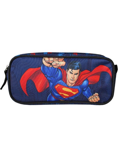Pennenzak 'Superman' – Rechthoekig 2 vakken – 22 cm - Kiabi