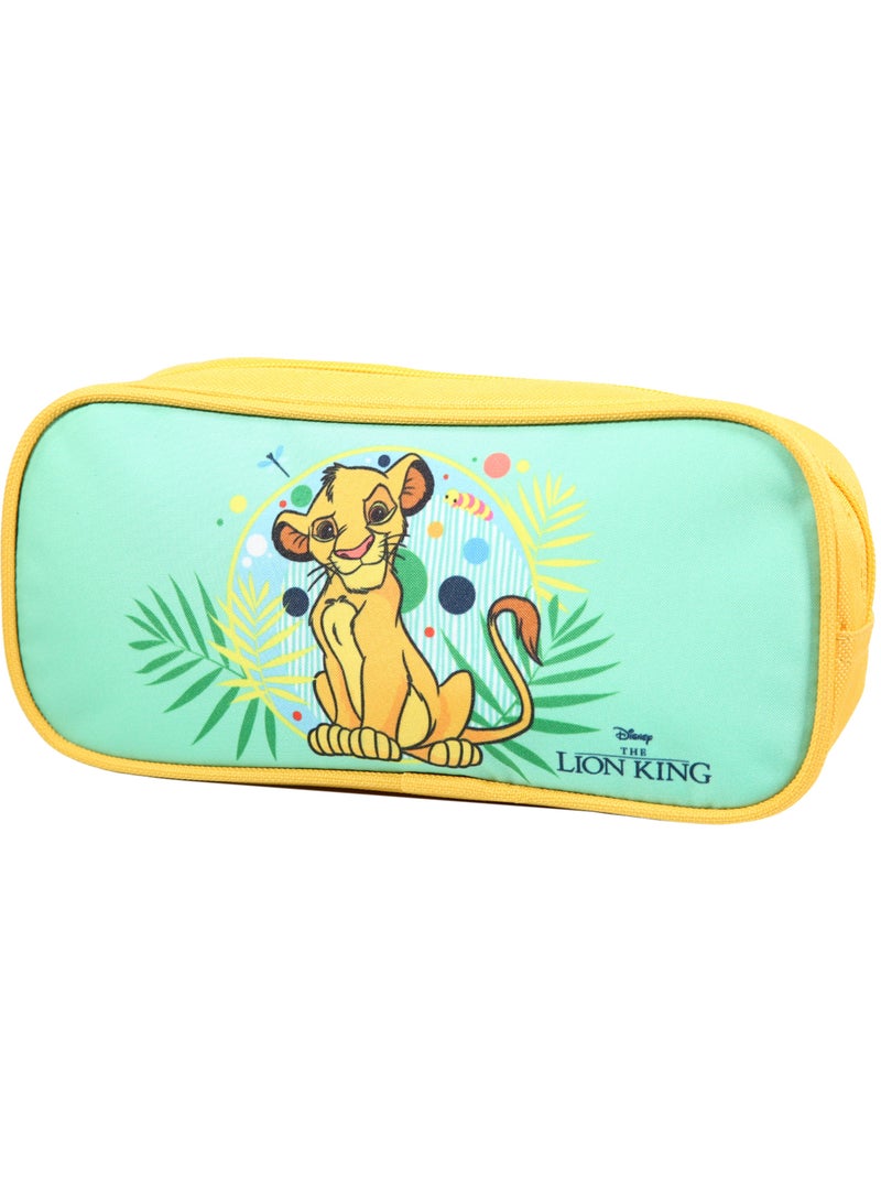 Pennenzak – 'The Lion King' – rechthoekig 23 cm Groen - Kiabi
