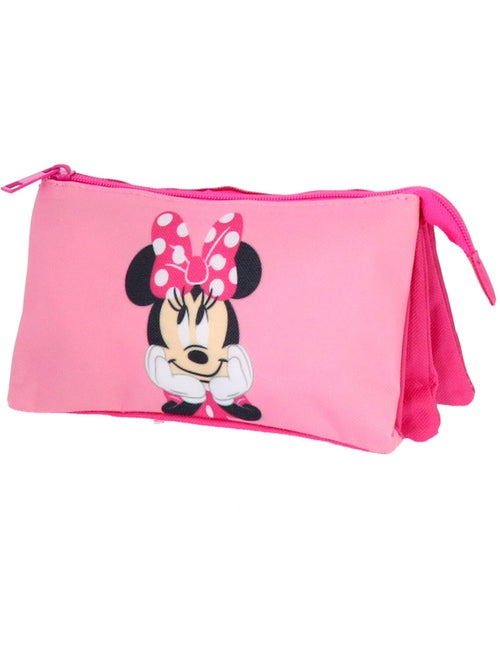 Pennenzak triple vak canvas Minnie Mouse Disney - Kiabi