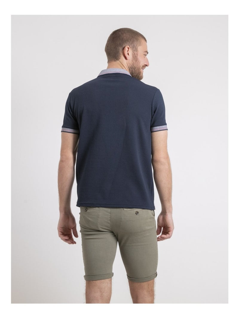 Pepateo poloshirt met korte mouwen Marineblauw - Kiabi