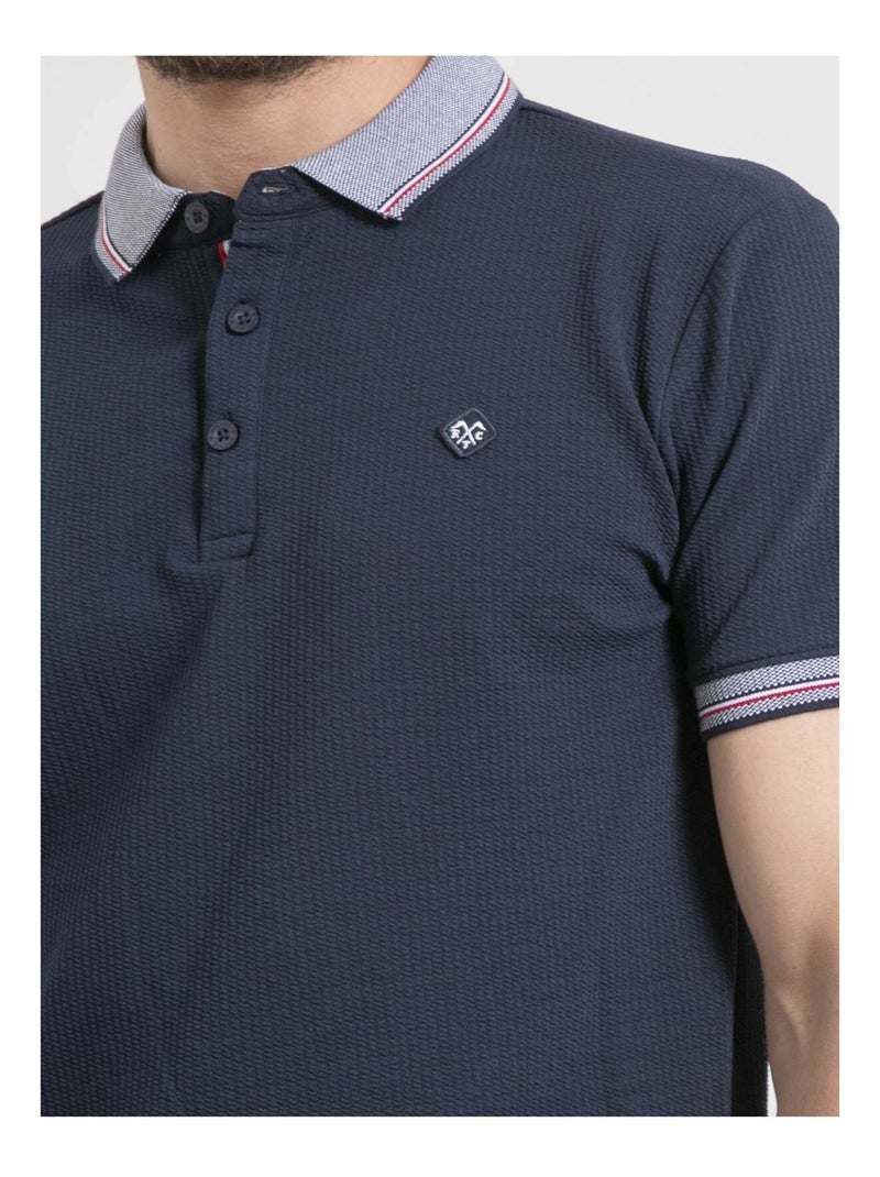 Pepateo poloshirt met korte mouwen Marineblauw - Kiabi
