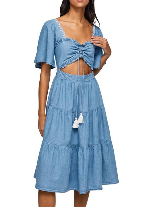 Pepe Jeans Aitana Jeansjurk voor Dames - Kiabi Pepe Jeans Aitana Jeansjurk voor Dames - Kiabi