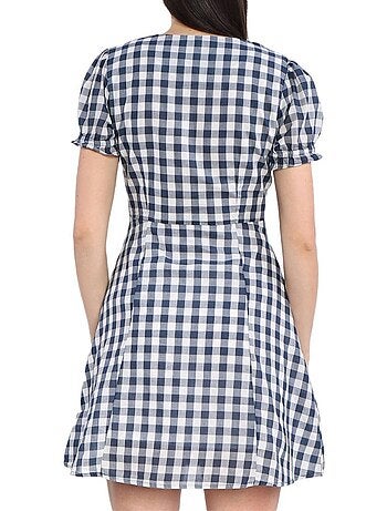 Pepe jeans aliyah dames jurk wit/marine
