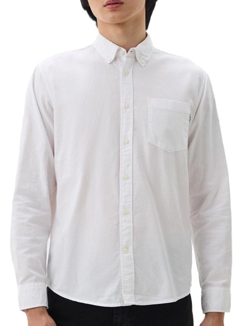 Pepe Jeans Andrew Wit Herenoverhemd Wit - Kiabi
