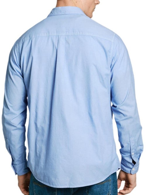 Pepe Jeans Arnold Herenoverhemd - Blauw - Kiabi Pepe Jeans Arnold Herenoverhemd - Blauw - Kiabi