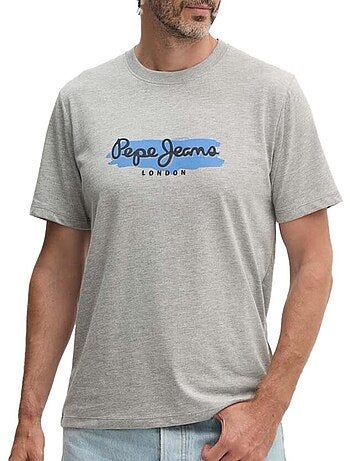 Pepe jeans arsham grijs t-shirt voor heren