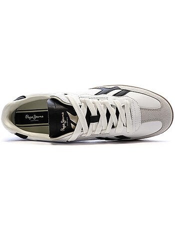 Pepe jeans ball heren sneakers zwart/wit