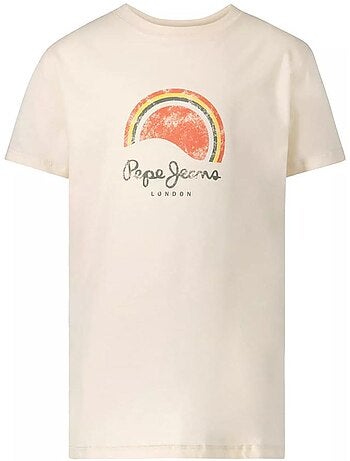 Pepe jeans bart ecru t-shirt voor meisjes