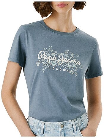 Pepe jeans bero dames t-shirt blauw