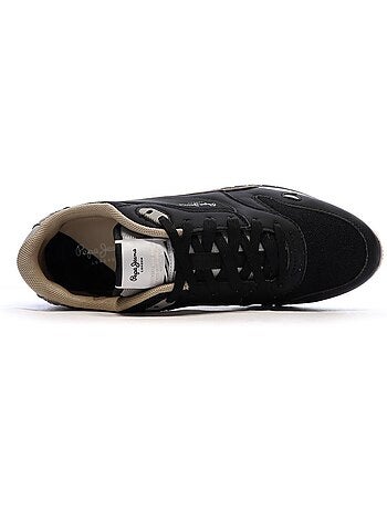 Pepe jeans bexley zwarte heren sneakers