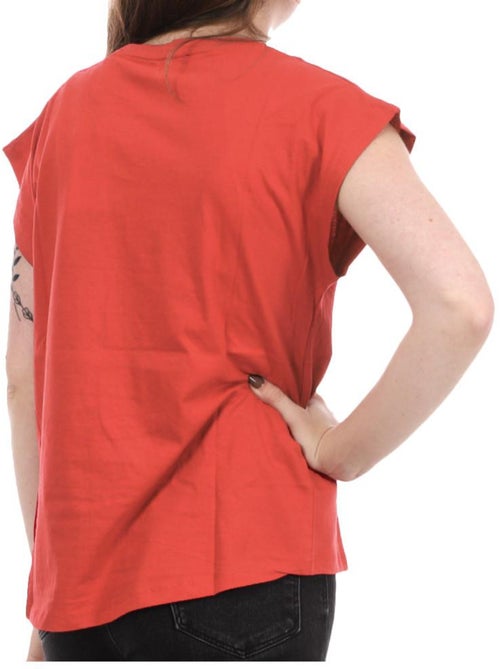 Pepe jeans bloom dames t-shirt rood/oranje - Kiabi