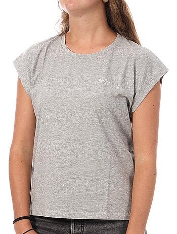 Pepe jeans bloom rood t-shirt voor dames