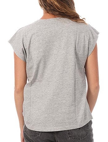 Pepe jeans bloom rood t-shirt voor dames