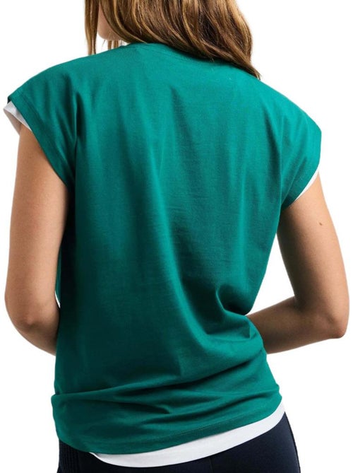 Pepe jeans blooma groen t-shirt voor dames - Kiabi
