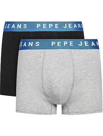Pepe Jeans Boxershorts Heren - 2-Pack Zwart/Grijs